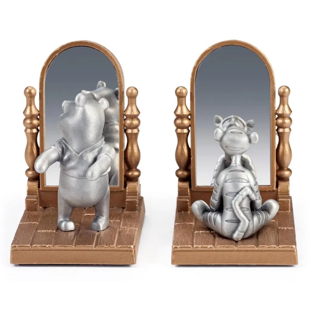 Pooh &amp; Tigger Bookend Pair By Royal Selangor