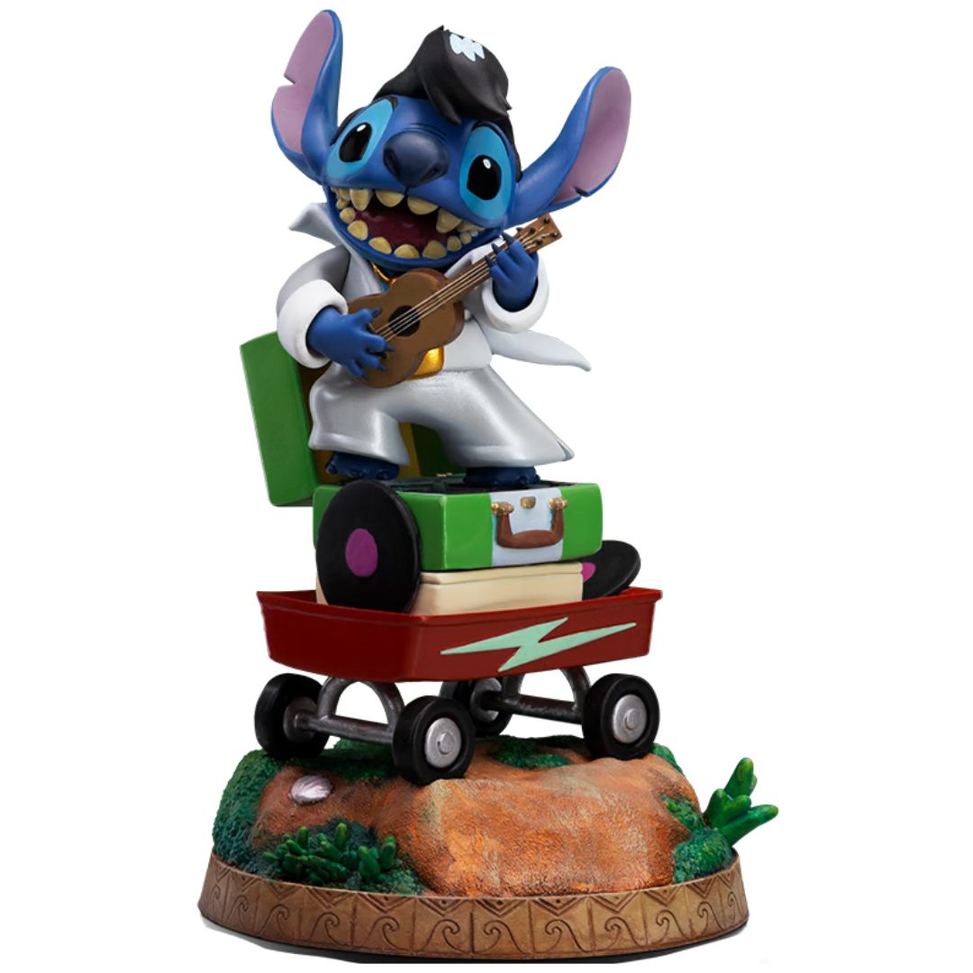 Stitch King Of Rock Statue By Iron Studios -Iron Studios - India - www.superherotoystore.com