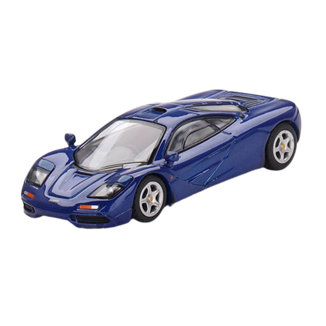 Mclaren F1 Cobalt Blue 1:64 Scale Die-Cast Car by Mini GT -Mini GT - India - www.superherotoystore.com