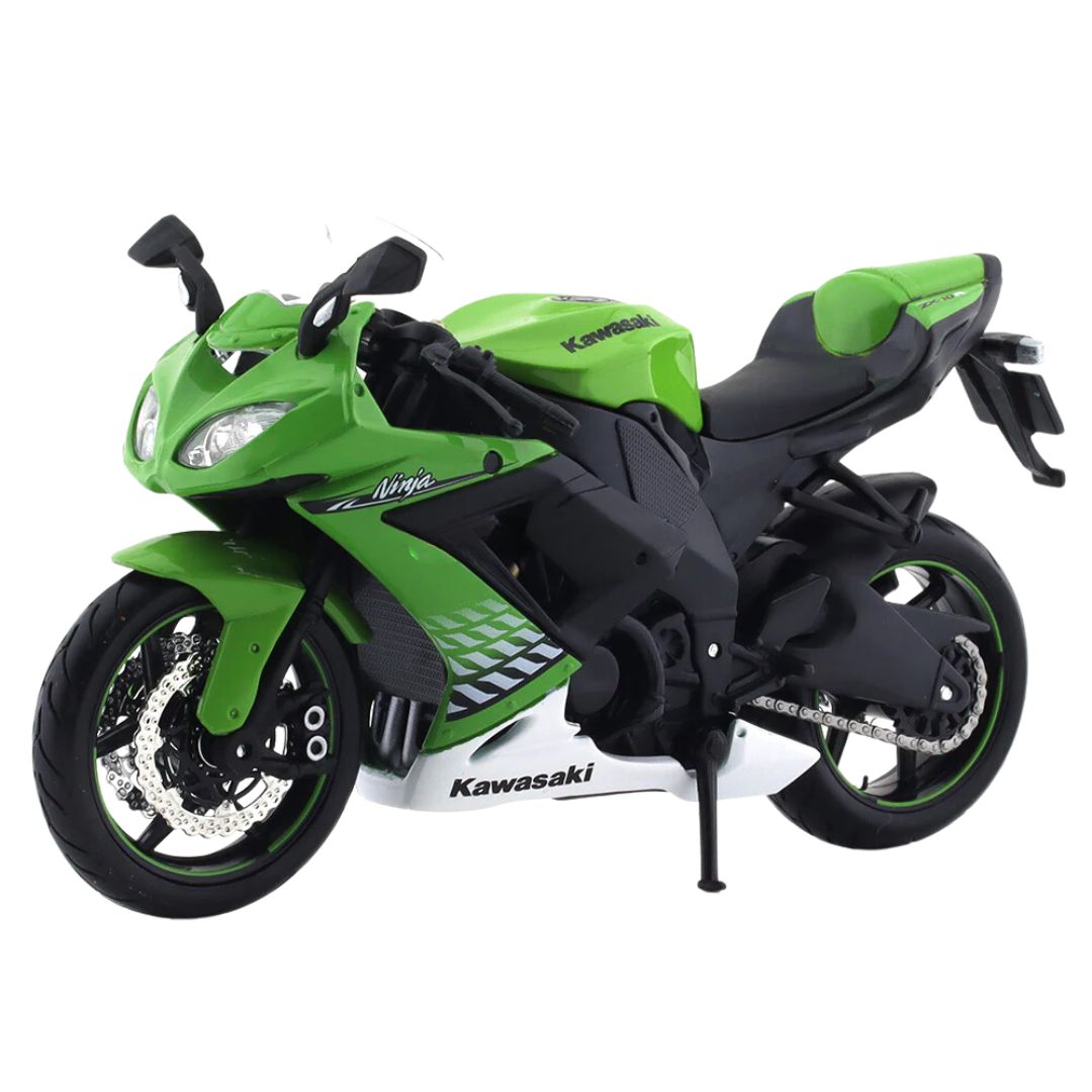 Kawasaki Ninja ZX 10R 1:12 Scale MODEL Die-cast Bike By Maisto -Maisto - India - www.superherotoystore.com