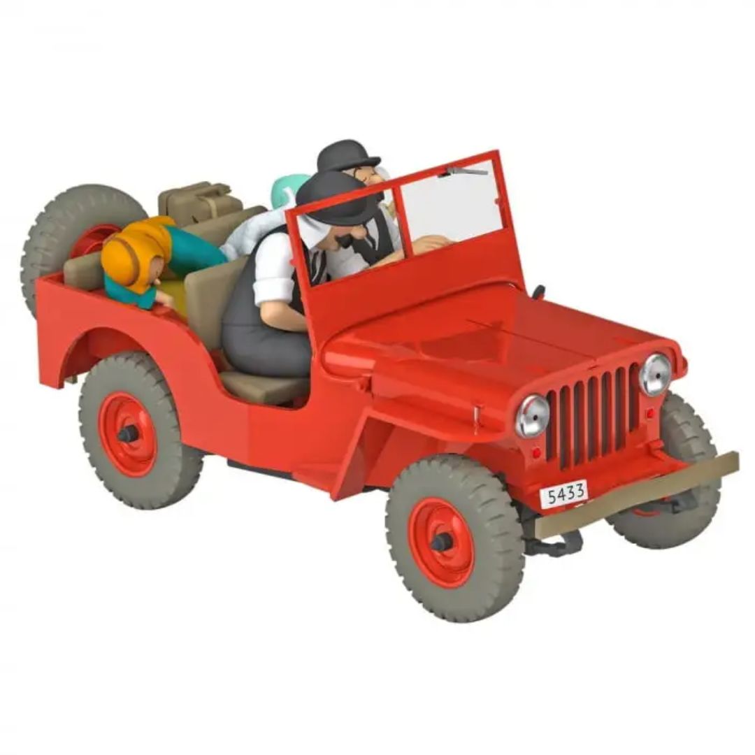 Adventures of Tintin - Tintin Jeep Willys Statue -Moulinsart - India - www.superherotoystore.com