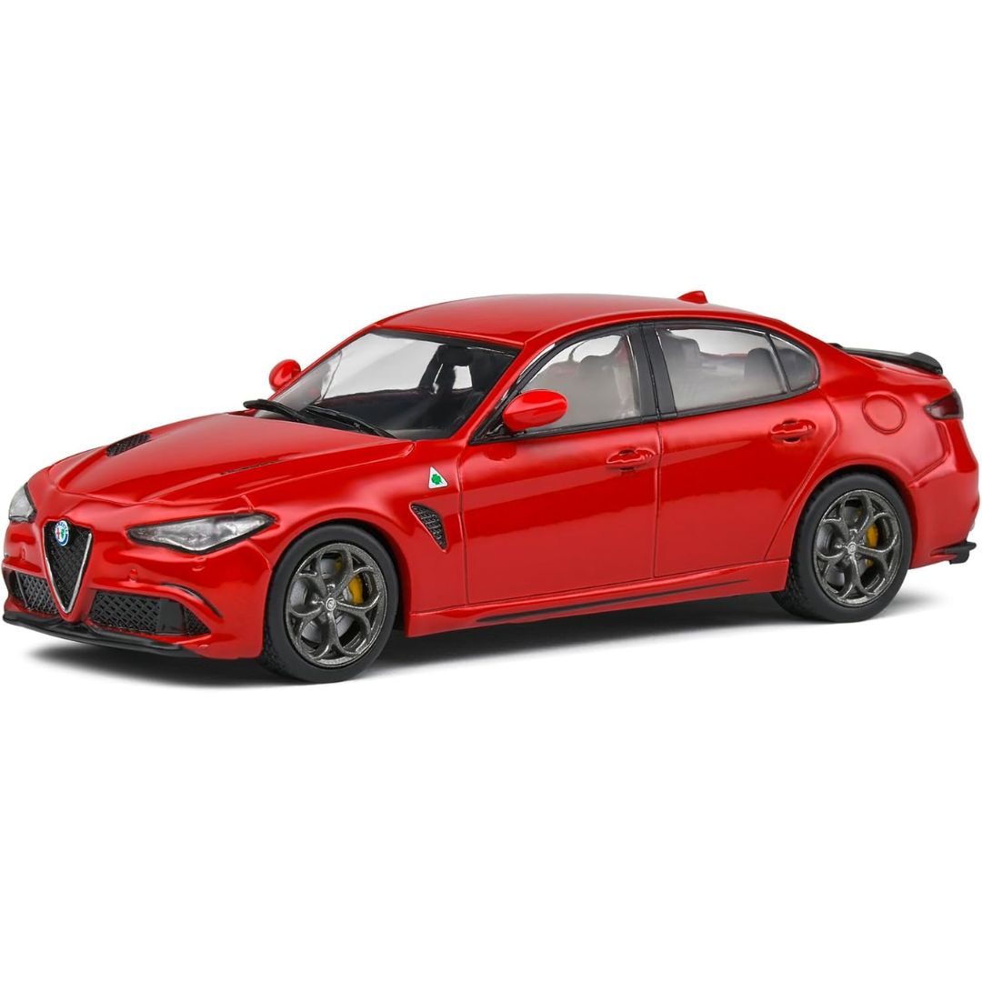 ALFA ROMEO GIULIA QUADRIFOGLIO RED 2019 1:43 scale by Solido -Solido - India - www.superherotoystore.com