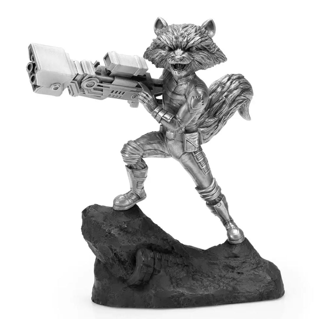 Rocket Raccoon Figurine By Royal Selangor -Royal Selangor - India - www.superherotoystore.com