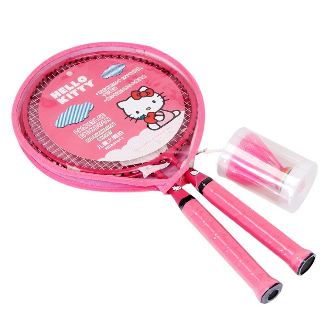 HELLO KITTY KIDS BADMNINTON -RACKET SETS - PINK by MESUCA -Mesuca - India - www.superherotoystore.com