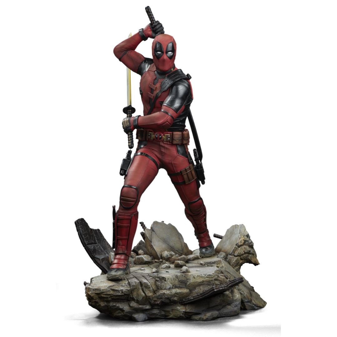 Deadpool - Deadpool &amp; Wolverine Legacy Statue By Iron Studios -Iron Studios - India - www.superherotoystore.com