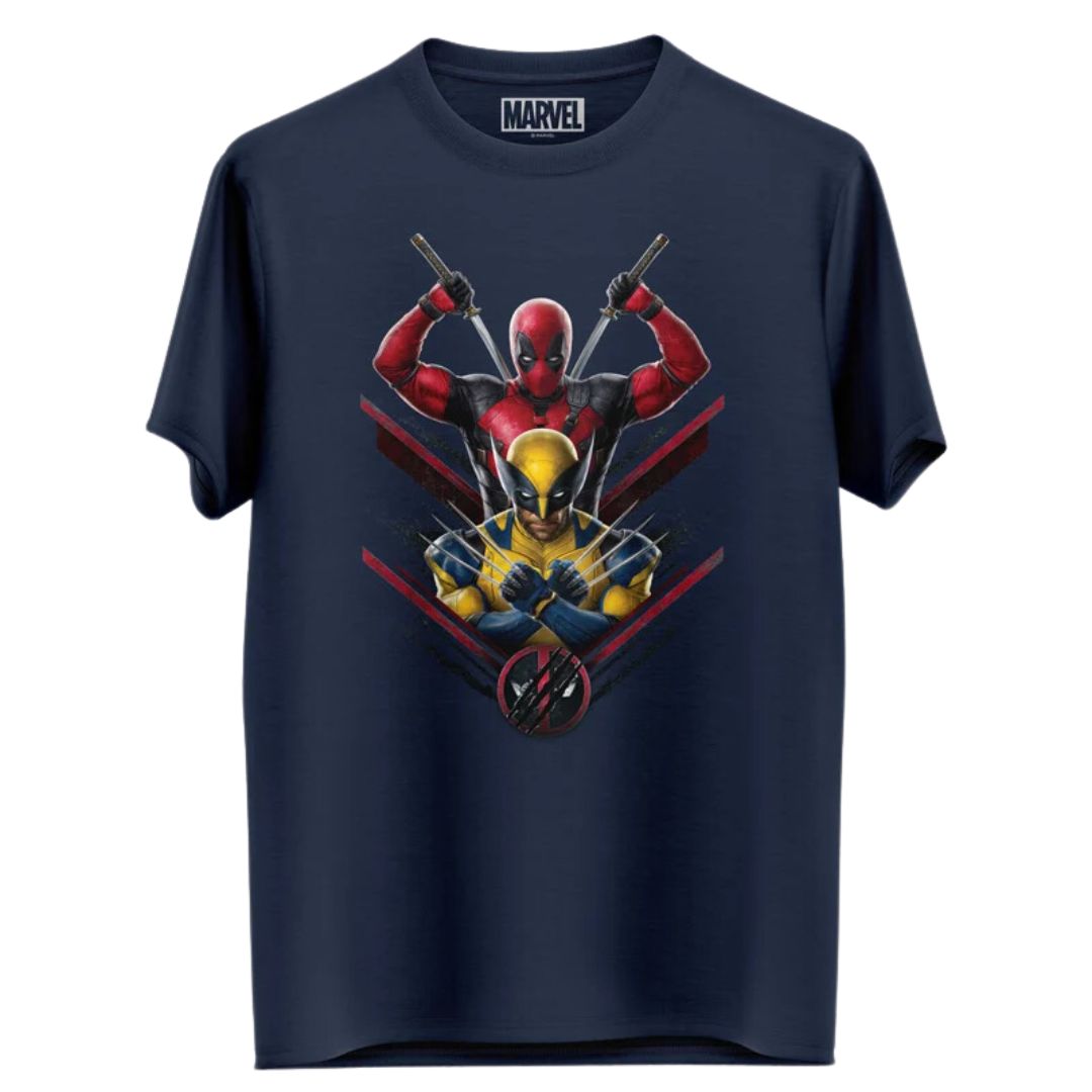 Snikt &amp; Slice - Marvel Official T-Shirt -Redwolf - India - www.superherotoystore.com