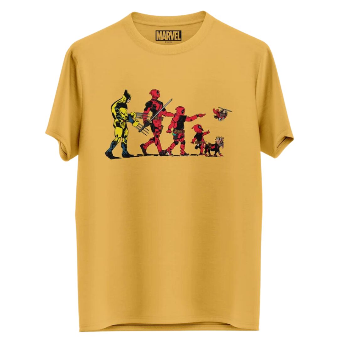 Pool Party - Marvel Official T-Shirt -Redwolf - India - www.superherotoystore.com