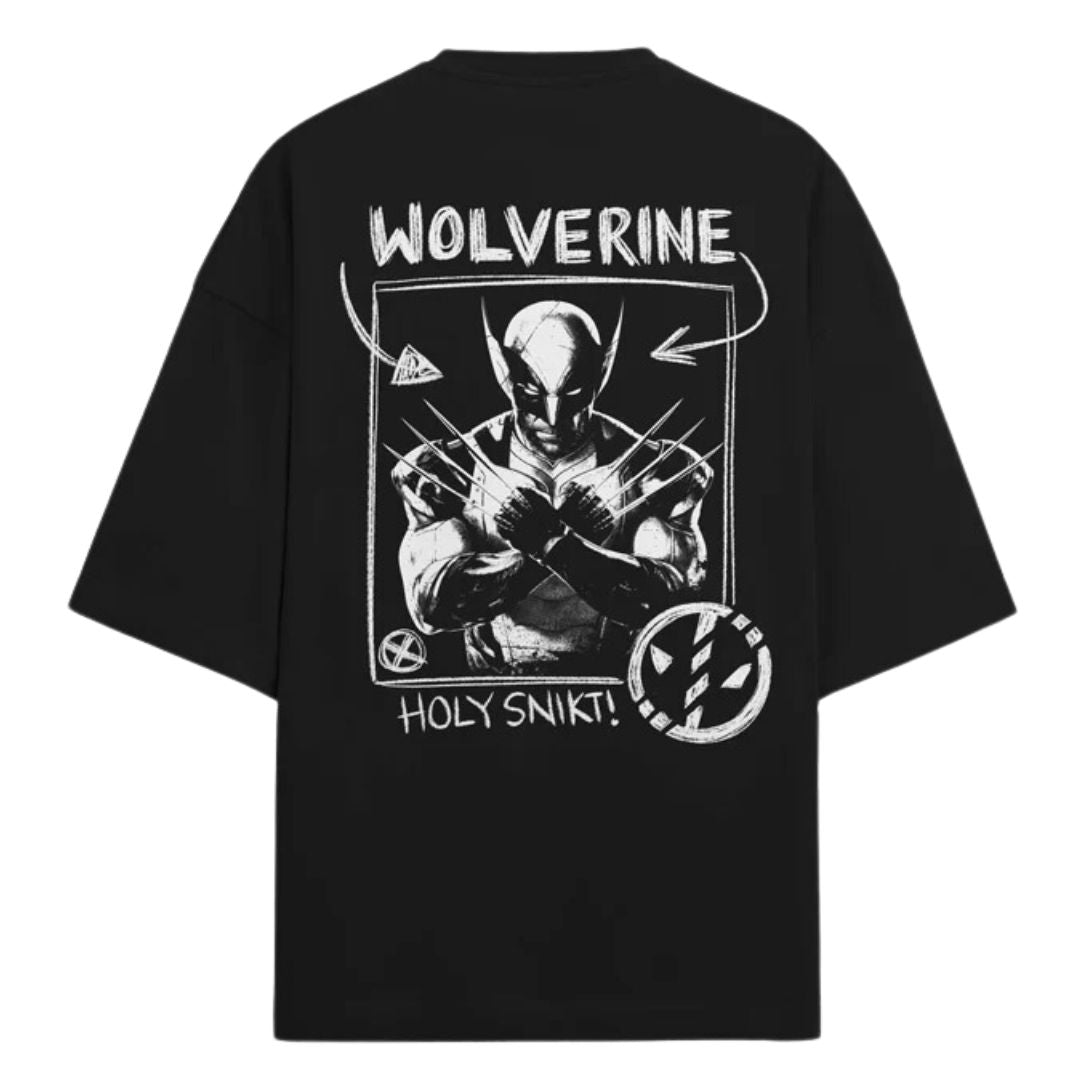 Wolverine: Holy Snikt - Marvel Official Oversized T-Shirt -Redwolf - India - www.superherotoystore.com