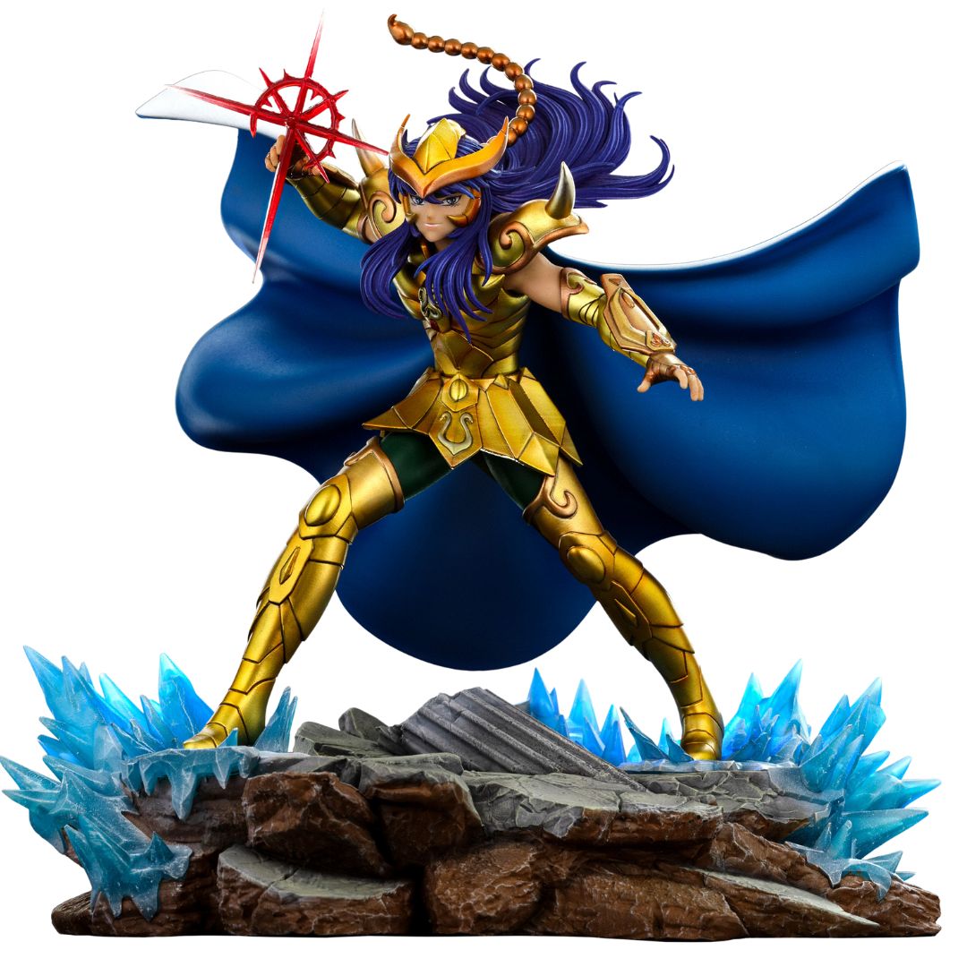 Scorpio Milo Saint Seiya Statue By Iron Studios -Iron Studios - India - www.superherotoystore.com