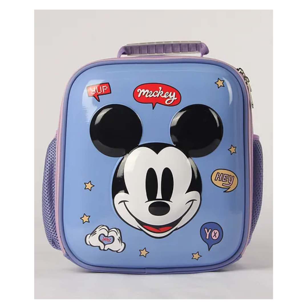 DISNEY MICKEY HARDSHELL SQUARE SHAPE BAG - BLUE by Mesuca -Mesuca - India - www.superherotoystore.com