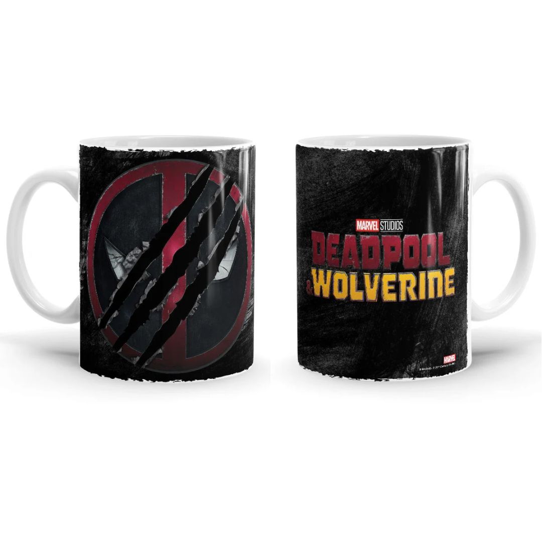 DEADPOOL &amp; WOLVERINE: TITLE LOGO - MARVEL OFFICIAL MUG -Redwolf - India - www.superherotoystore.com