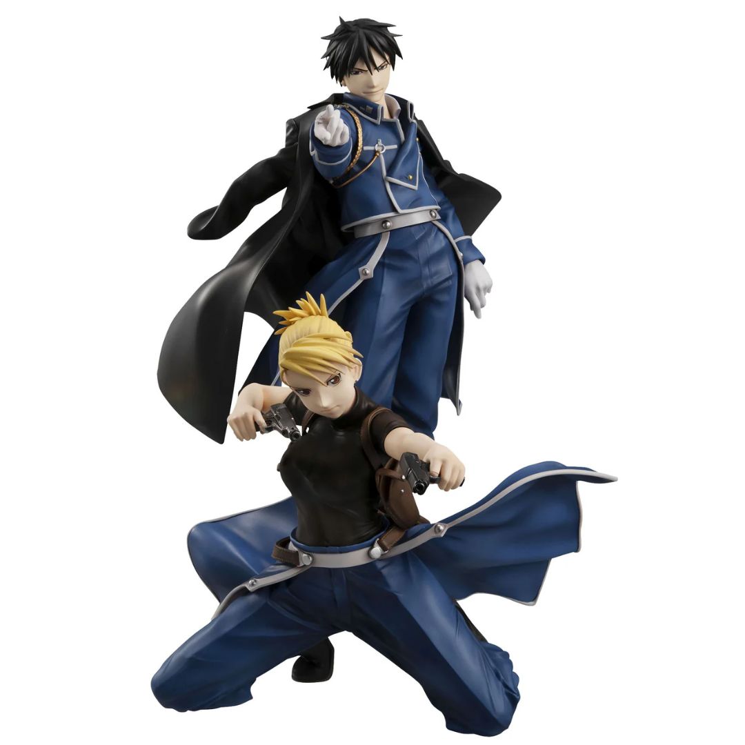 Precious G.E.M.  Fullmetal Alchemist  Roy Mustang &amp; Liza Hawkeye By Megahouse