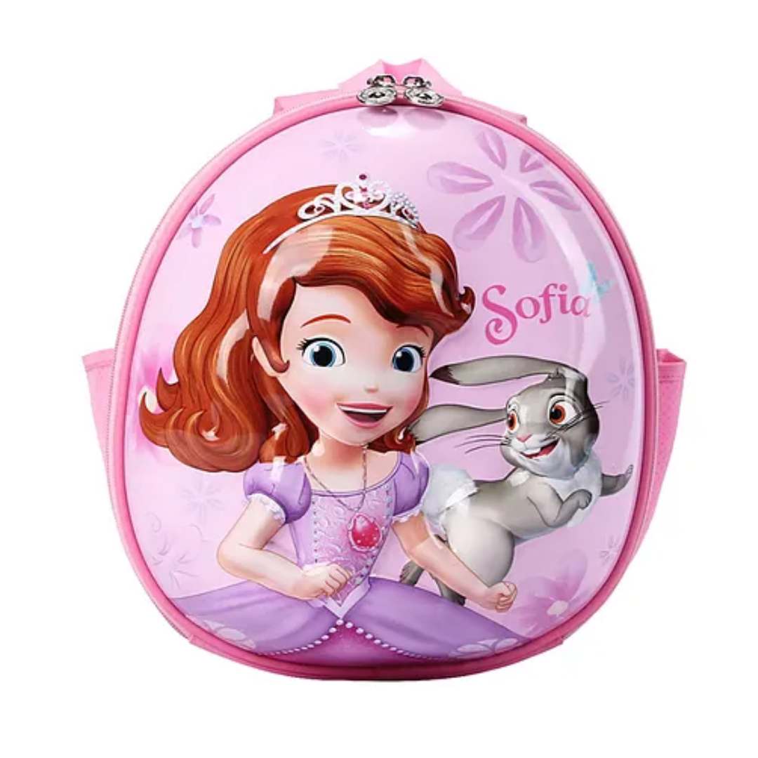 DISNEY SOFIA HARDSHELL EGG SHAPE BAG - PINK by Mesuca -Mesuca - India - www.superherotoystore.com