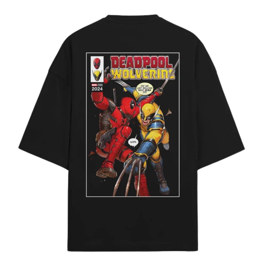 Best Bubs: Comic Cover - Marvel Official Oversized T-Shirt -Redwolf - India - www.superherotoystore.com