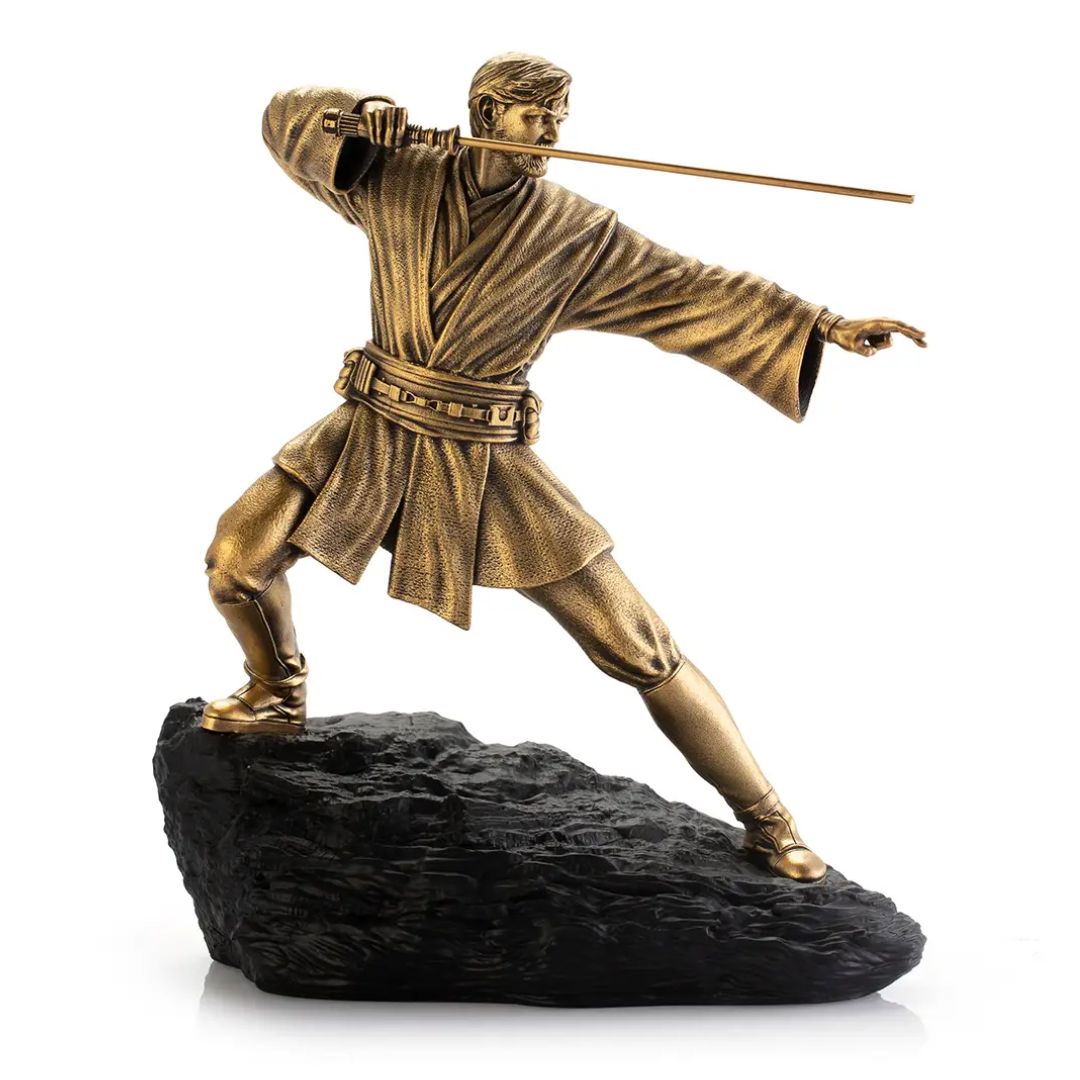 Limited Edition Gilt Obi-Wan Figurine By Royal Selangor