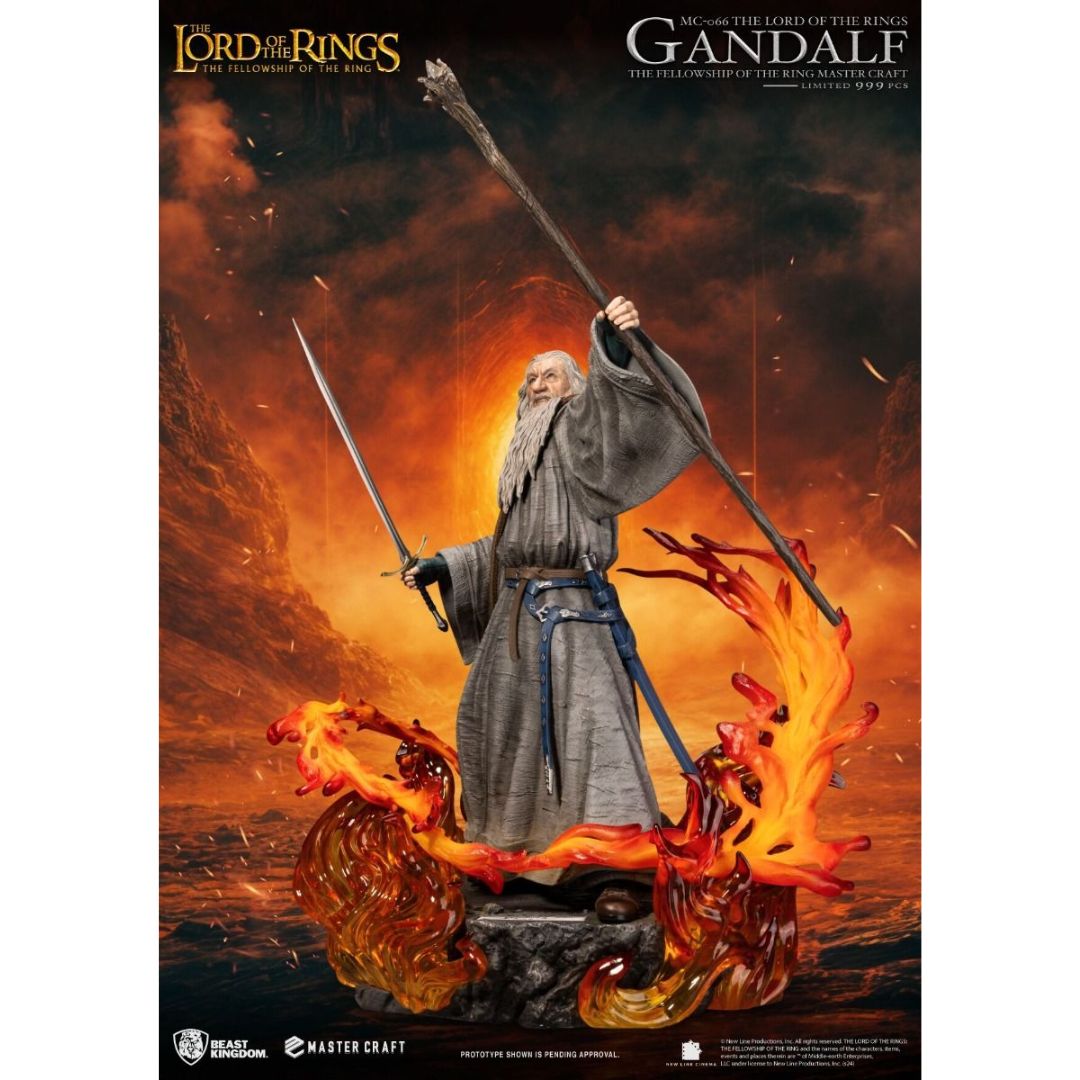 The Lord Of The Rings: The Fellowship Of The Ring Gandalf Mc-066 Master Craft Statue By Beast Kingdom -Beast Kingdom - India - www.superherotoystore.com