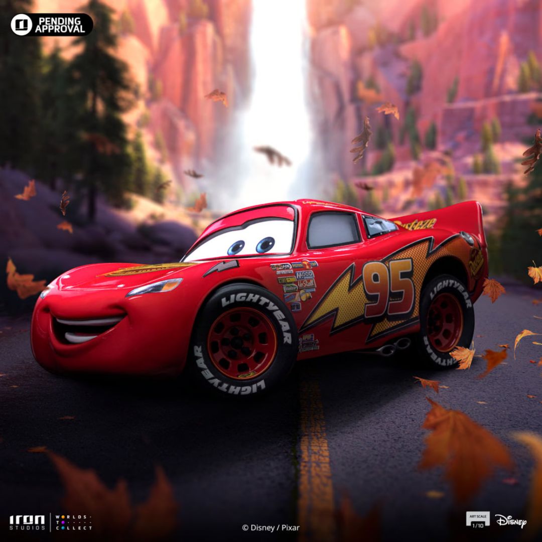 Lightning Mcqueen - Cars  Statue By Iron Studios -Iron Studios - India - www.superherotoystore.com