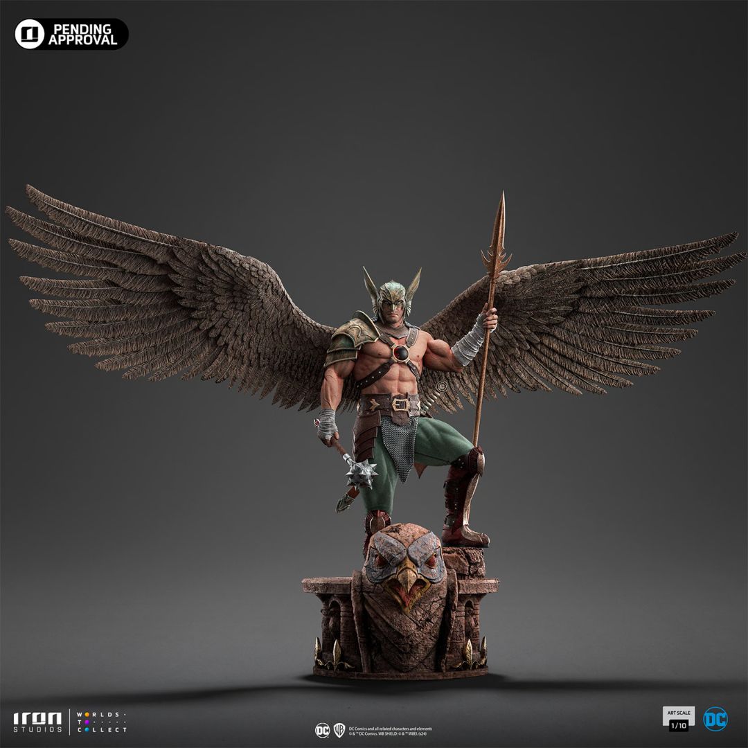 Hawkman 10Th Anniversary  Statue By Iron Studios -Iron Studios - India - www.superherotoystore.com