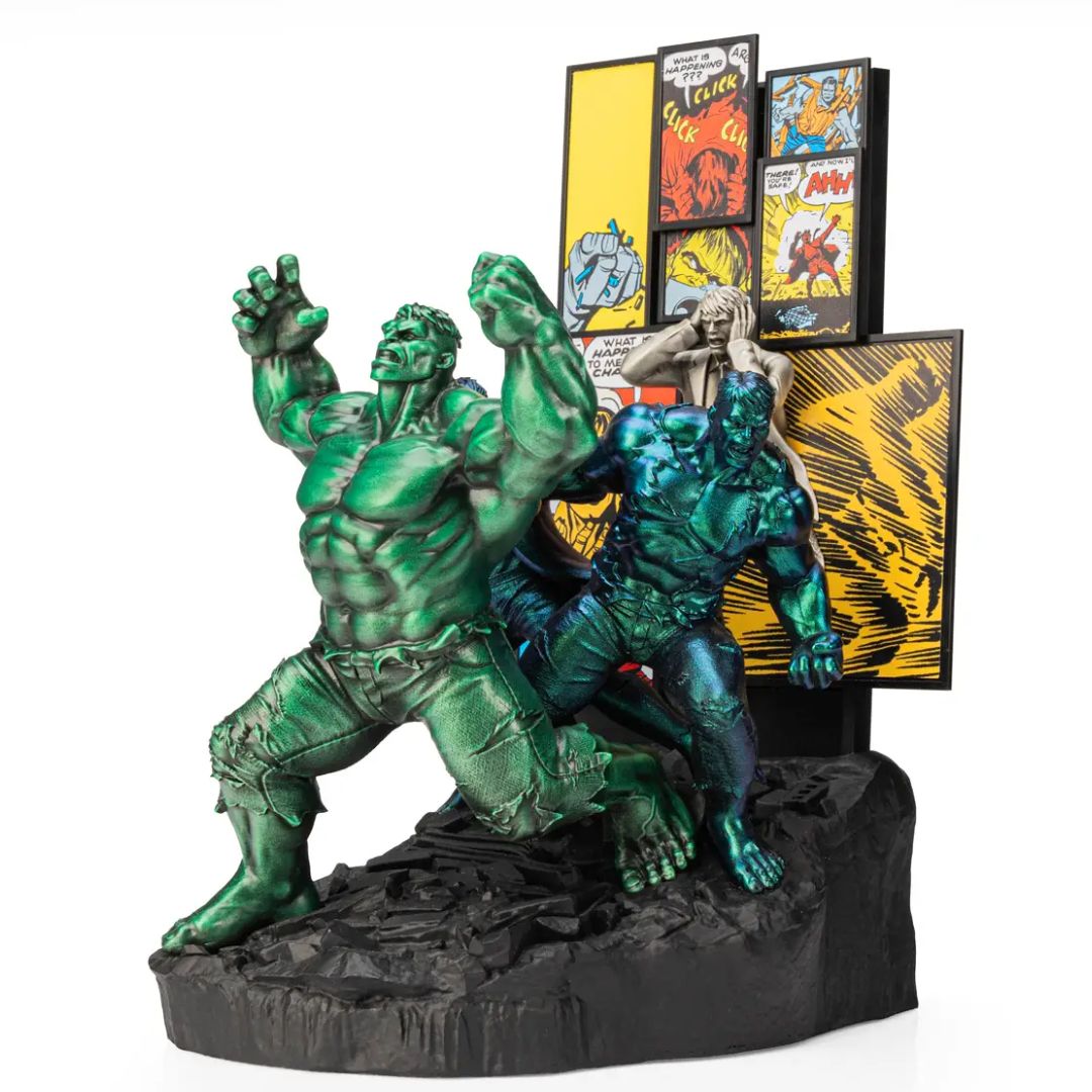 Limited Edition Gamma Green Incredible Hulk Origins Figurine By Royal Selangor -Royal Selangor - India - www.superherotoystore.com