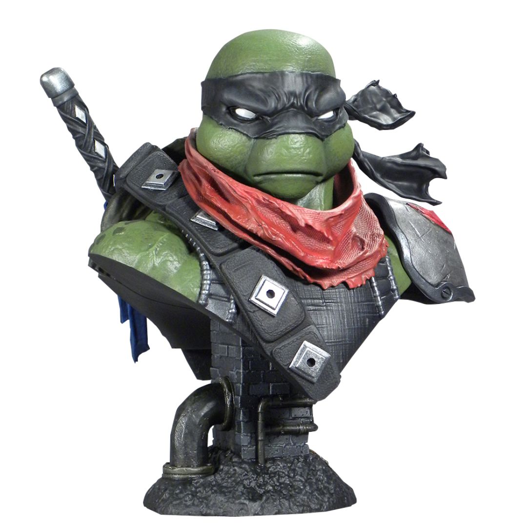 TMNT Legends In 3D Dark Leonardo Bust Statue By Diamond Gallery -Diamond Gallery - India - www.superherotoystore.com