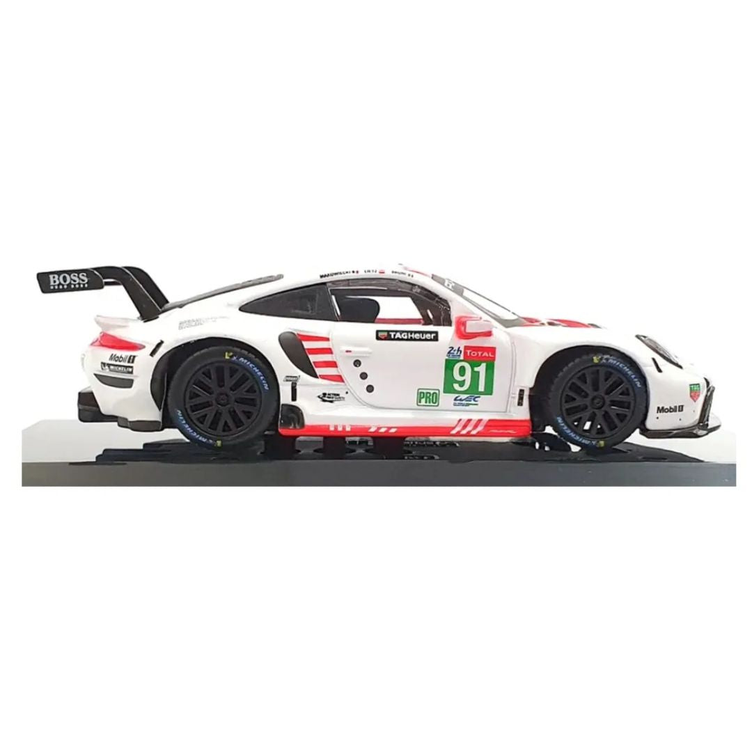 Porsche 911 RSR White 1:43 Die-Cast Car by Bburago -Bburago - India - www.superherotoystore.com