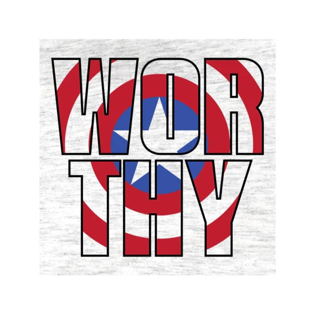 Captain America Captain America Worthy T Shirt -Redwolf - India - www.superherotoystore.com