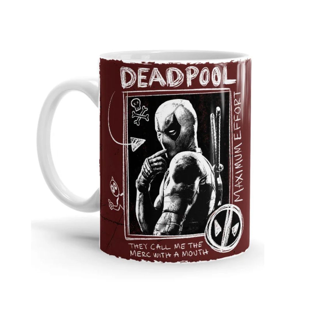 DEADPOOL & WOLVERINE: MAXIMUM EFFORT - MARVEL OFFICIAL MUG -Redwolf - India - www.superherotoystore.com