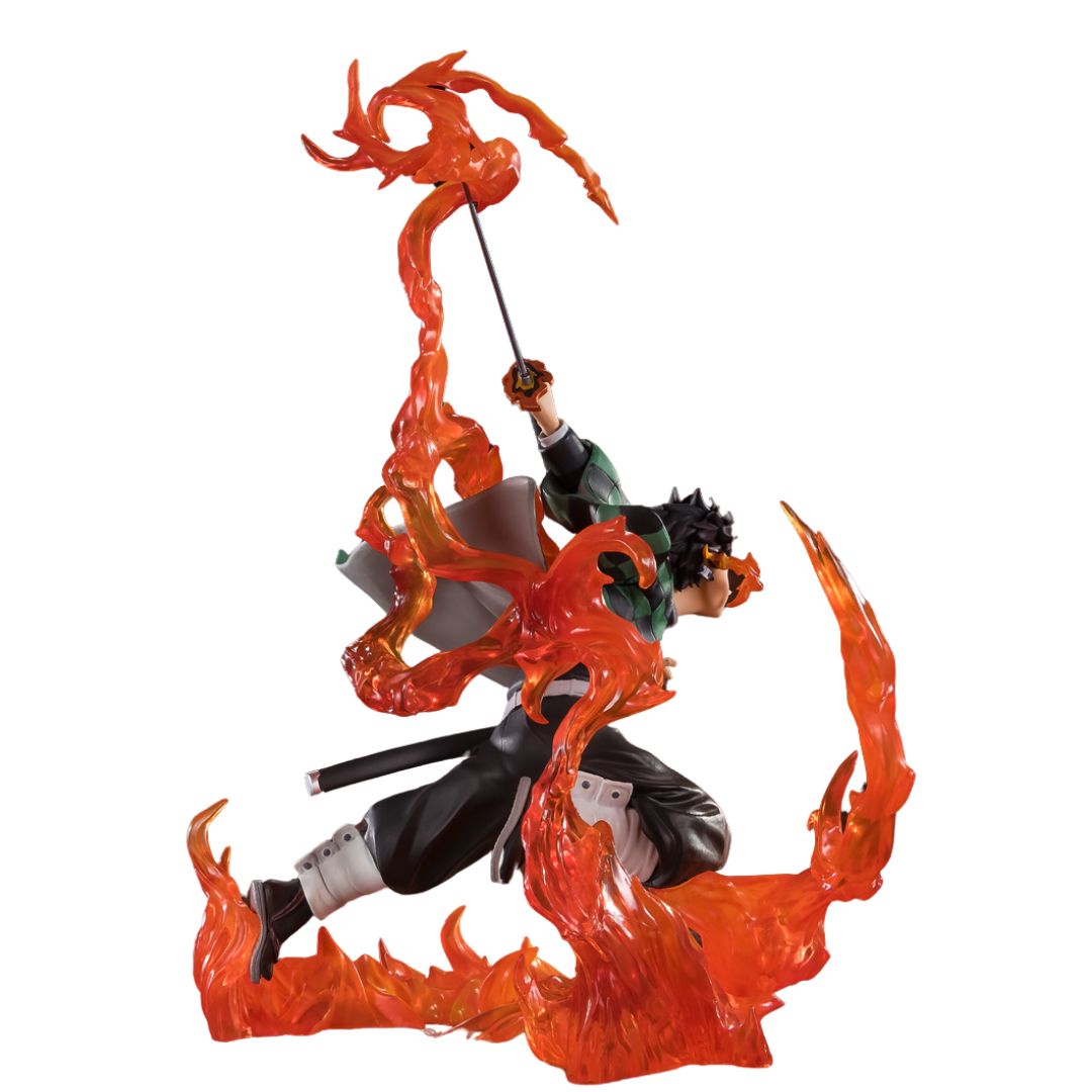 Demon Slayer Tanjiro Kamado Kyojuro Rengoku'S Sword Guard Version FiguartsZero -Tamashii Nations - India - www.superherotoystore.com