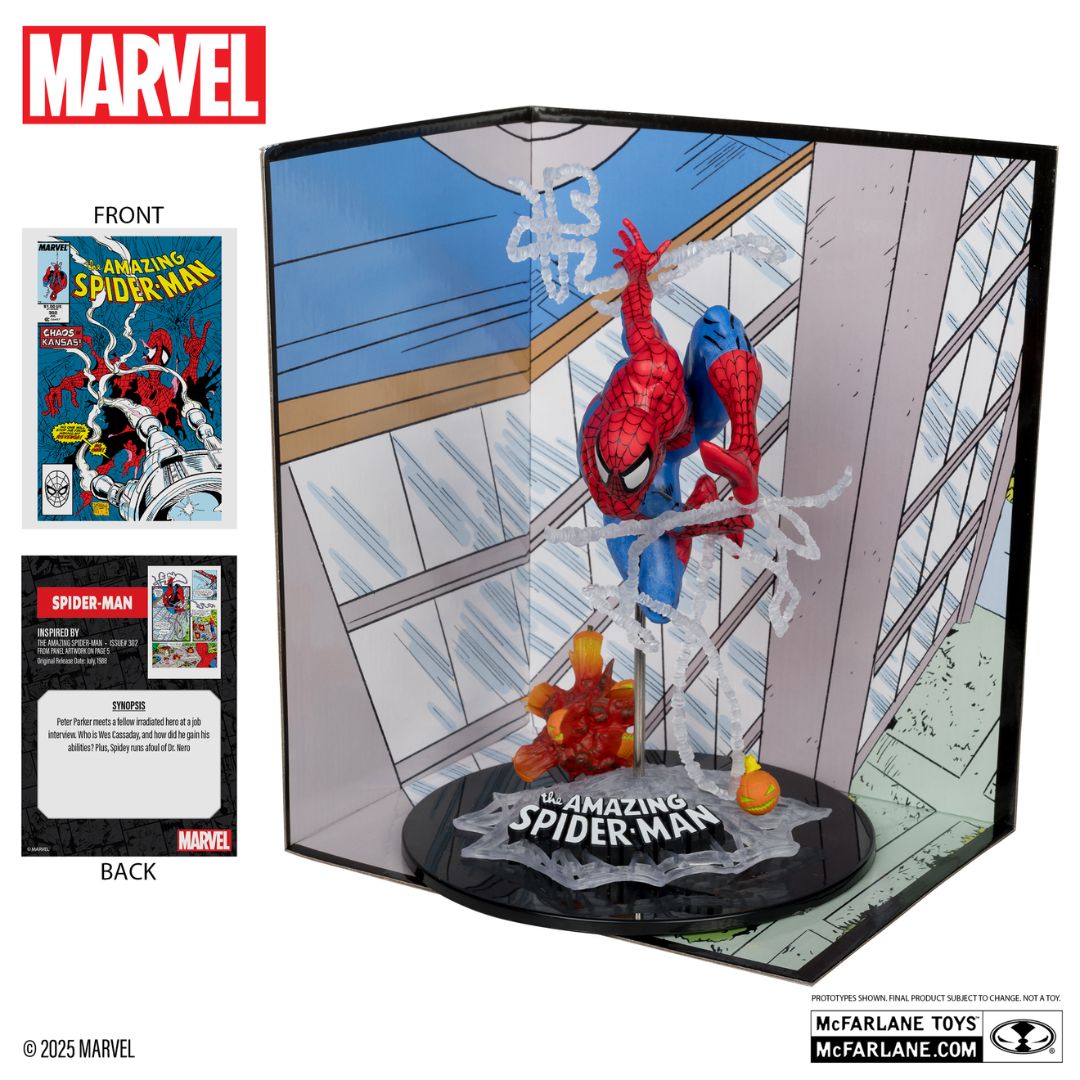 Marvel Collection - Spider-Man (The Amazing Spider-Man #302) By Mcfarlane Toys -McFarlane Toys - India - www.superherotoystore.com