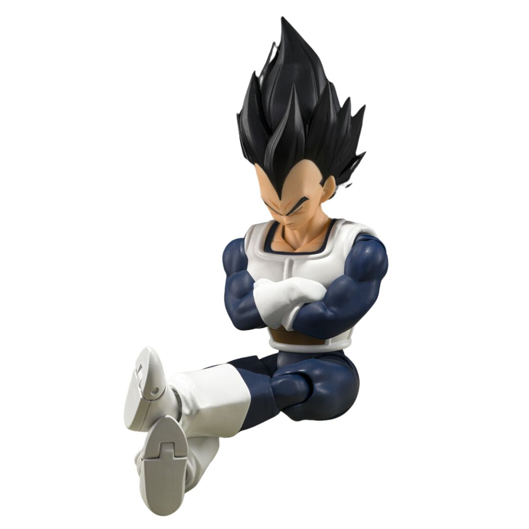 Dragon Ball Z Vegeta -Old Battle Clothes SH Figuarts Action Figure By Tamashii Nations -SH Figuarts - India - www.superherotoystore.com