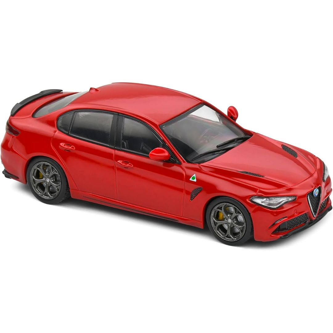 ALFA ROMEO GIULIA QUADRIFOGLIO RED 2019 1:43 scale by Solido -Solido - India - www.superherotoystore.com