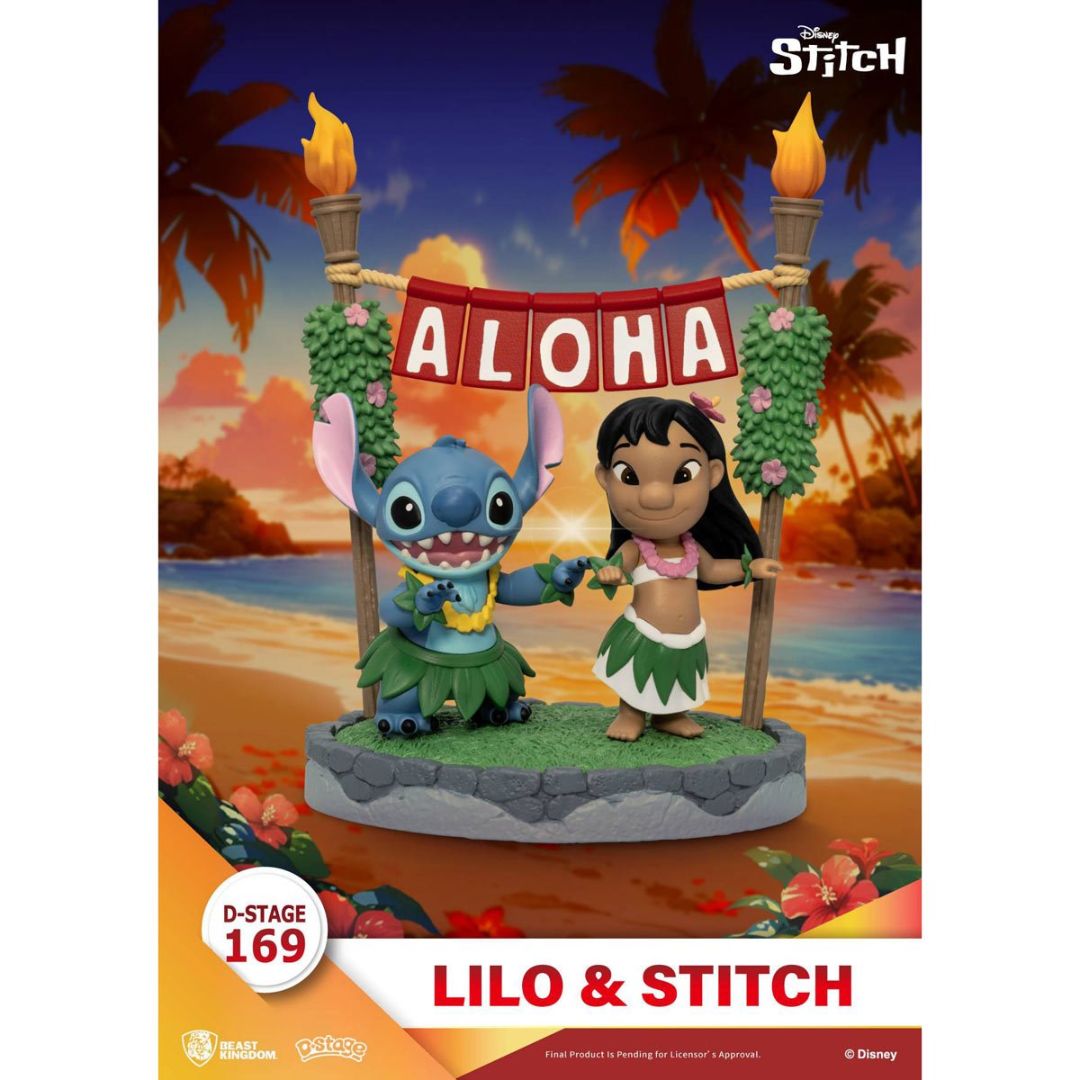 Lilo & Stitch D-Stage Statue By Beast Kingdom -Beast Kingdom - India - www.superherotoystore.com