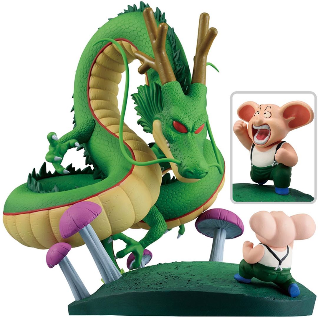 Dragon Ball Oolong And Shenron Dragon History Ii Revible Moment Statue By Bandai -Bandai - India - www.superherotoystore.com