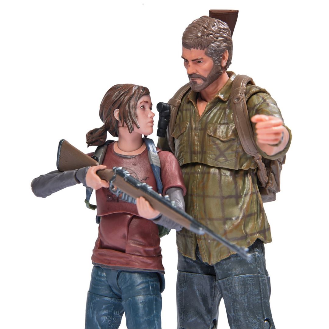 The Last Of Us Shapes Collection Joel And Ellie Action Figure 2-Pack By Spin Master -Spin Master - India - www.superherotoystore.com