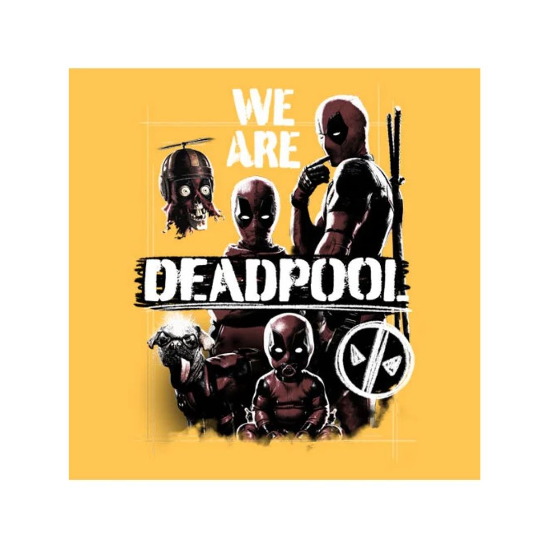 We Are Deadpool - Marvel Official T-Shirt -Redwolf - India - www.superherotoystore.com