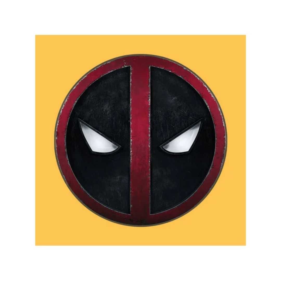 Deadpool Emblem: Metallic Logo - Marvel Official T-Shirt -Redwolf - India - www.superherotoystore.com