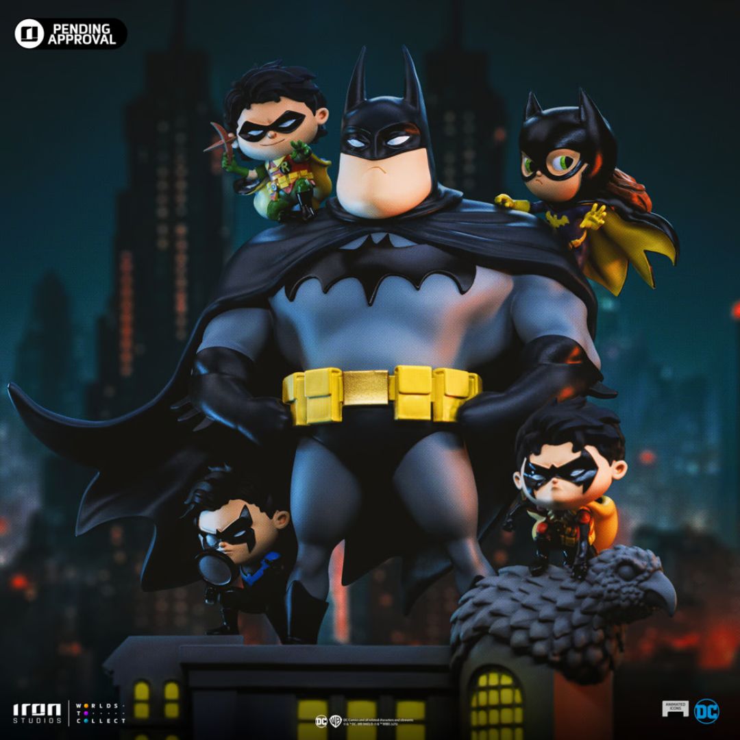 Batman Family Animated Icons Statue By Iron Studios -Iron Studios - India - www.superherotoystore.com