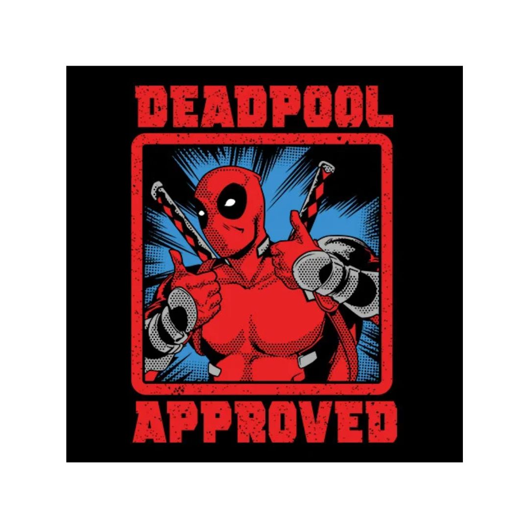 Deadpool Approved - Marvel Official T-Shirt -Redwolf - India - www.superherotoystore.com