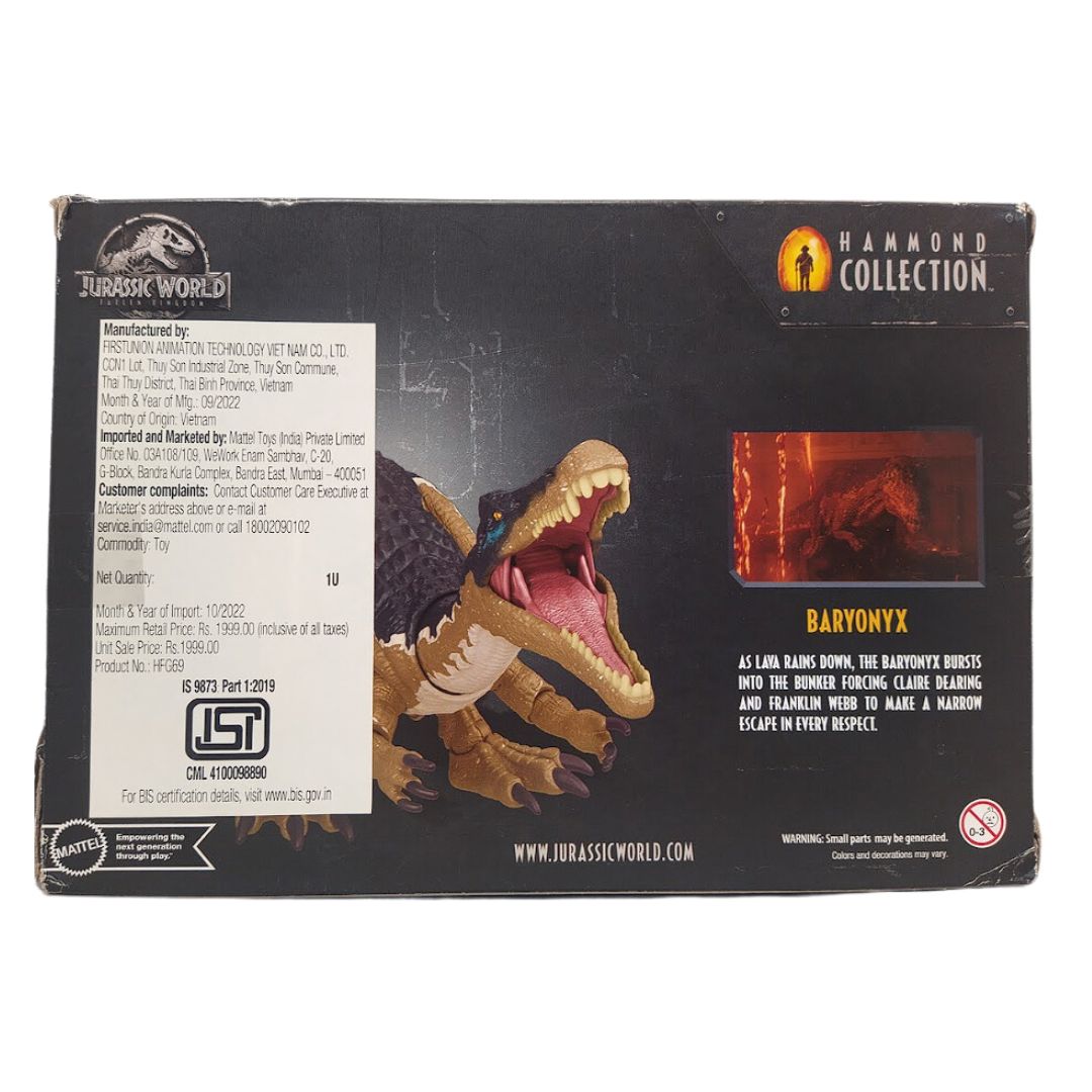 Jurassic World Hammond Collection Baryonyx Figure by Mattel -Mattel - India - www.superherotoystore.com