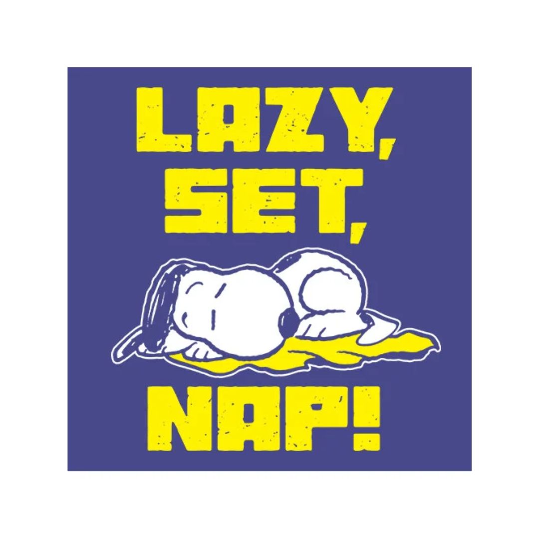 Snoopy Lazy Set Nap T Shirt -Redwolf - India - www.superherotoystore.com