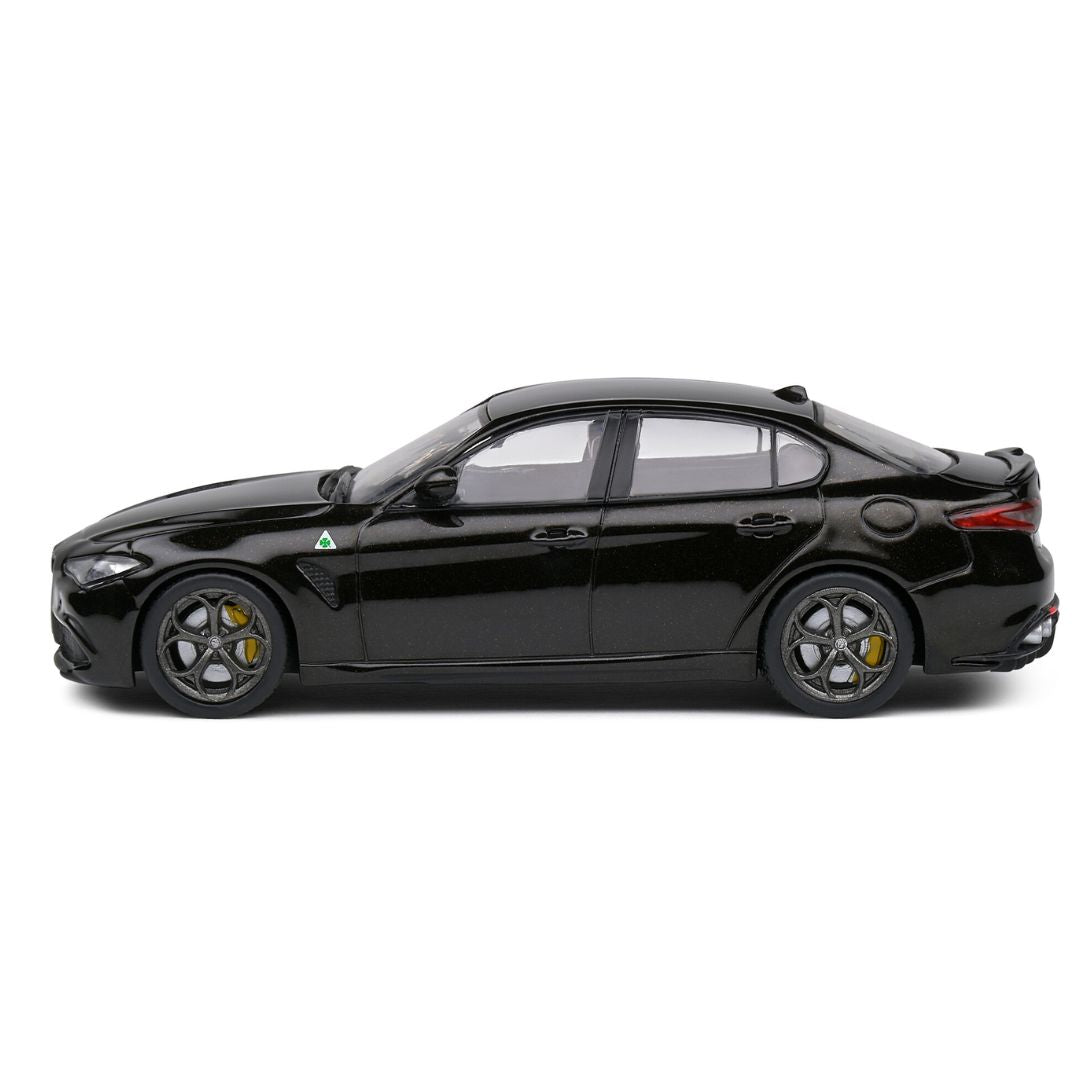 ALFA ROMEO GIULIA QUADRIFOGLIO BLACK 2019 1:43 scale by Solido -Solido - India - www.superherotoystore.com