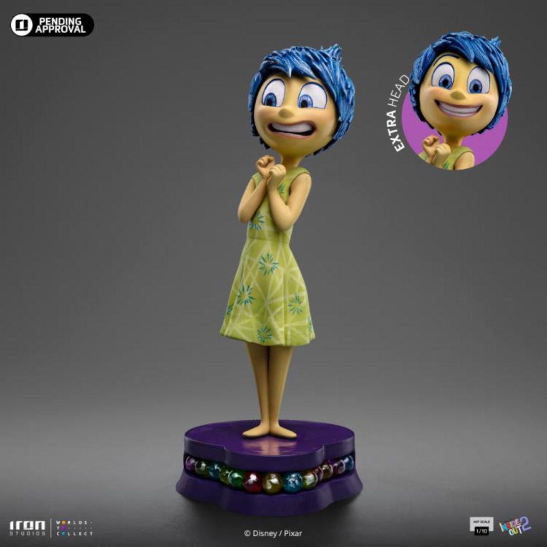 Joy - Inside Out 2 Statue By Iron Studios -Iron Studios - India - www.superherotoystore.com