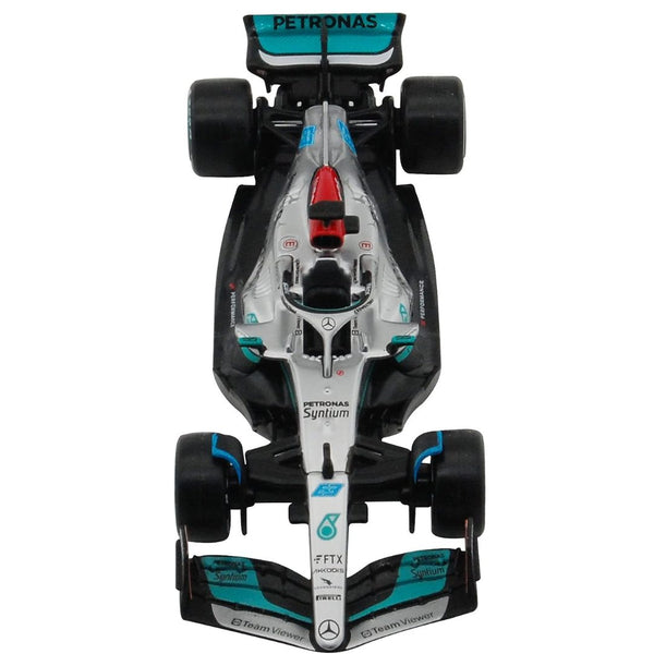 MODELLINO IN SCALA COMPATIBILE CON MERCEDES F1 W13E N.63 2022 GEORGE  RUSSELL 1:43 BURAGO BU38065R Auto Formula 1,Scala 1:43