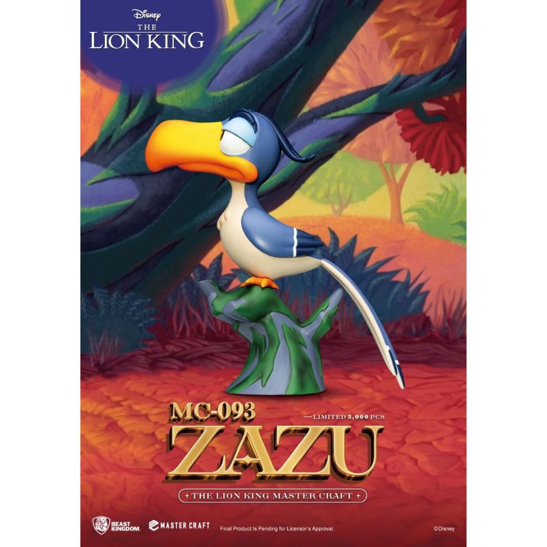 The Lion King Master Craft Zazu statue By Beast Kingdom -Beast Kingdom - India - www.superherotoystore.com