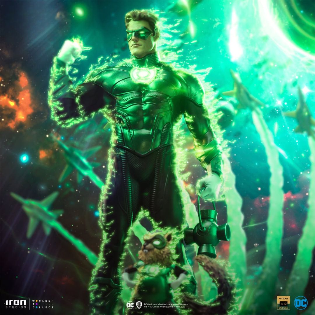 Green Lantern Unleashed Deluxe Statue By Iron Studios -Iron Studios - India - www.superherotoystore.com