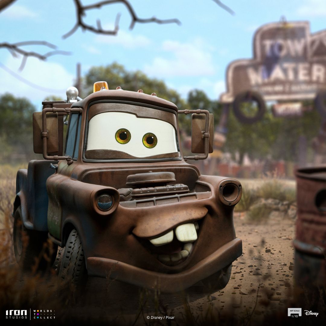 Tow Mater Art Statue By Iron Studios -Iron Studios - India - www.superherotoystore.com