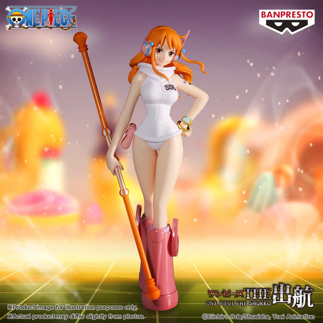 One Piece The Shukko - Nami - Ver.Egghead Figure Statue By Banpresto -Banpresto - India - www.superherotoystore.com