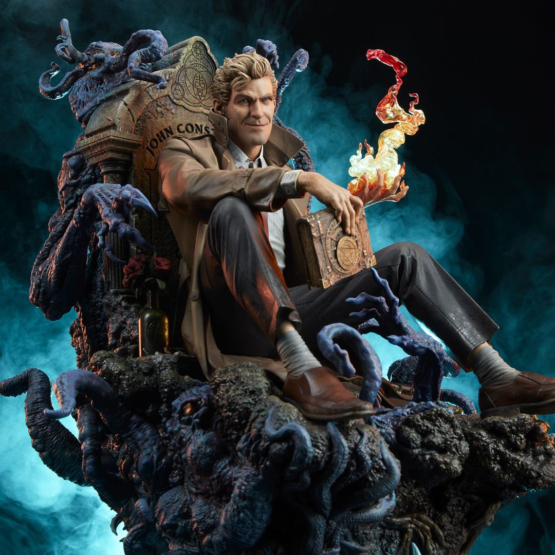 John Constantine: Just Another Exorcism Hangover Statue By Sideshow Collectibles -Sideshow Collectibles - India - www.superherotoystore.com