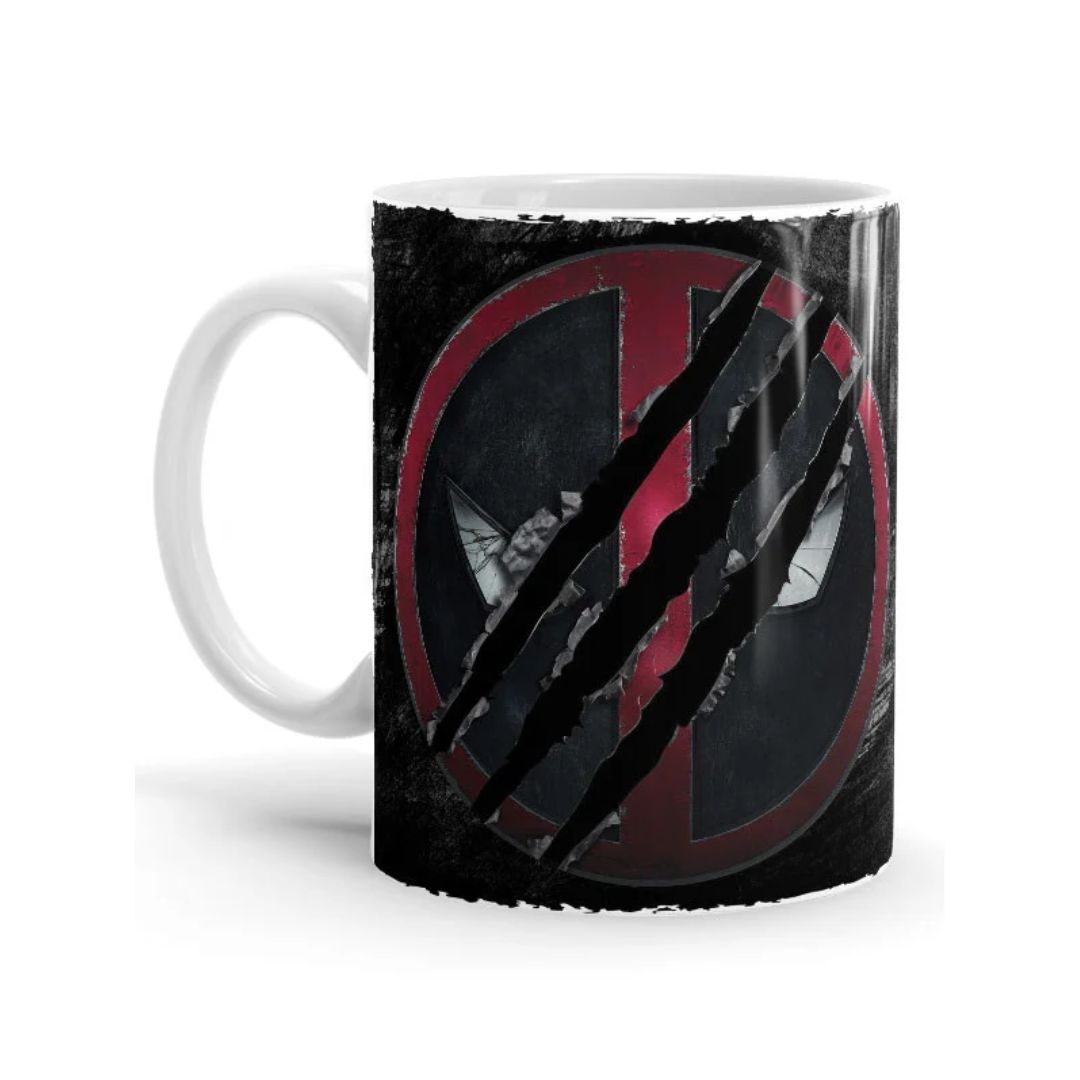 DEADPOOL & WOLVERINE: TITLE LOGO - MARVEL OFFICIAL MUG -Redwolf - India - www.superherotoystore.com