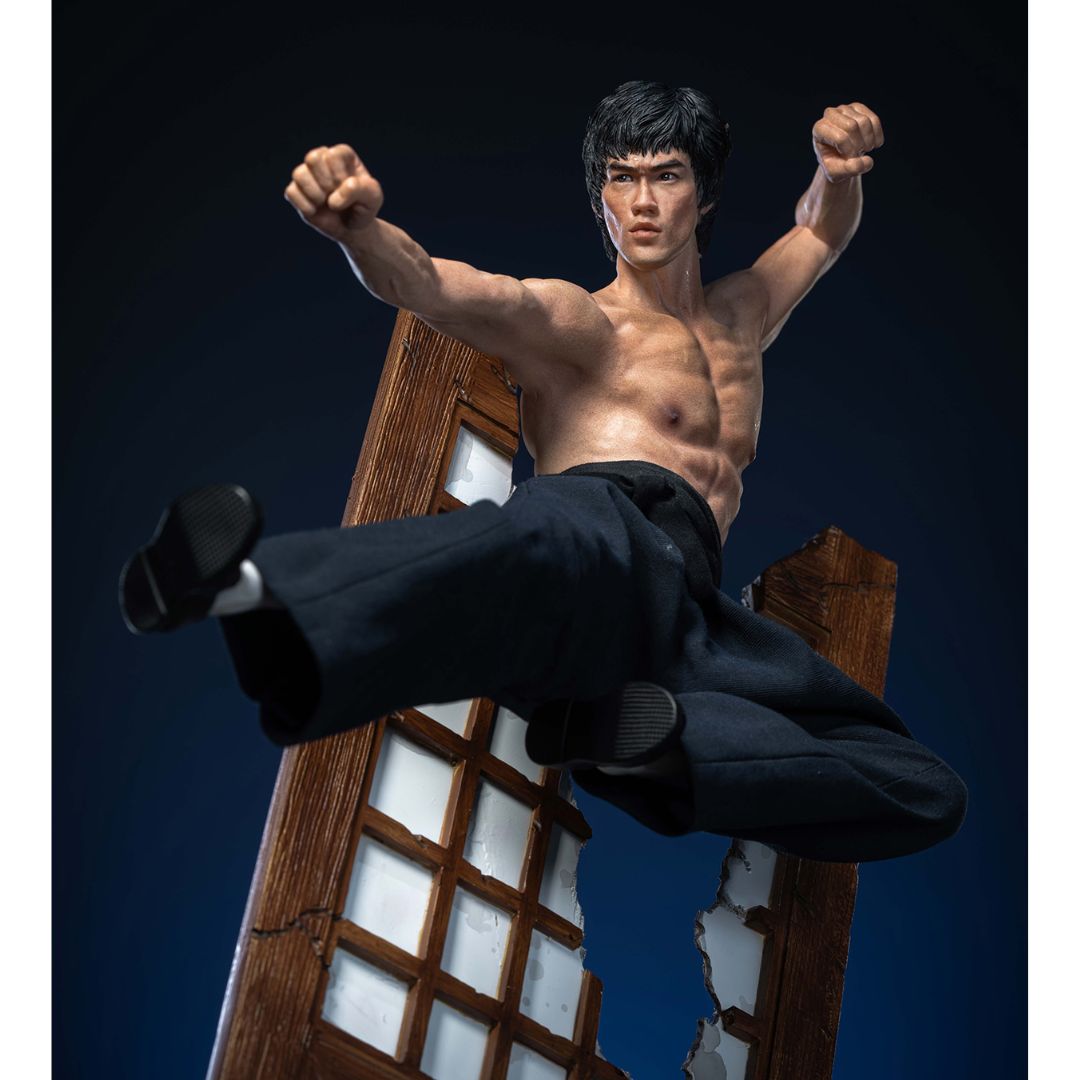 Bruce Lee (Flying-Kick) Statues By Star Ace Toys